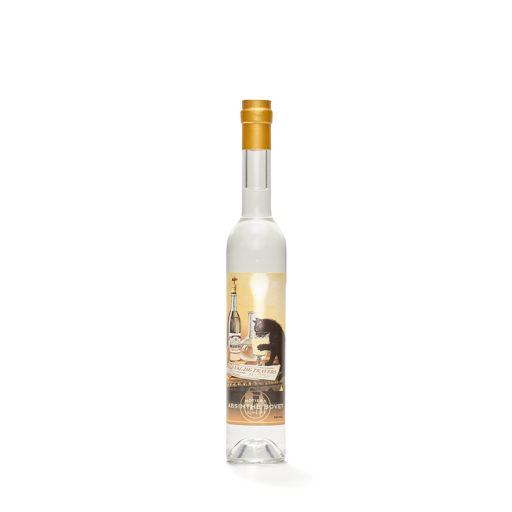 Distillerie Bovet-La Valote Le Chat absinthe blanche 50cl 54% front view