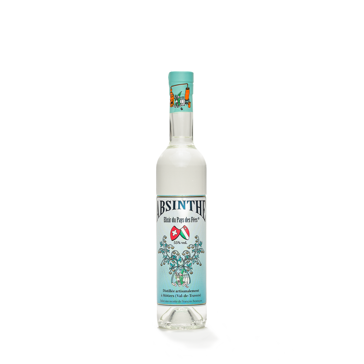 Absinthe Père François Elixir du Pays des Fées absinthe blanche 50cl 55% front view