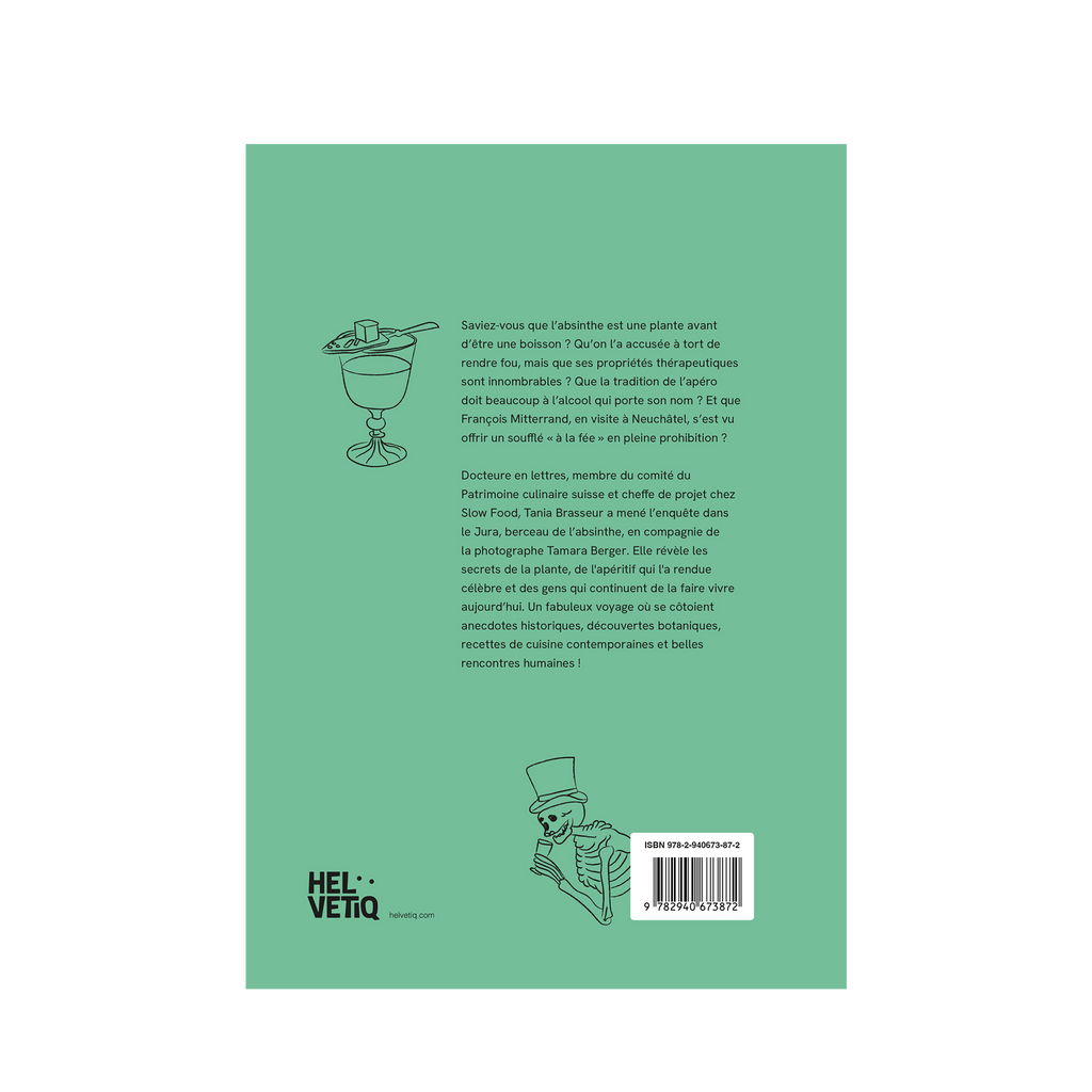 Book Absinthe Voyage au pays de la fée verte back view