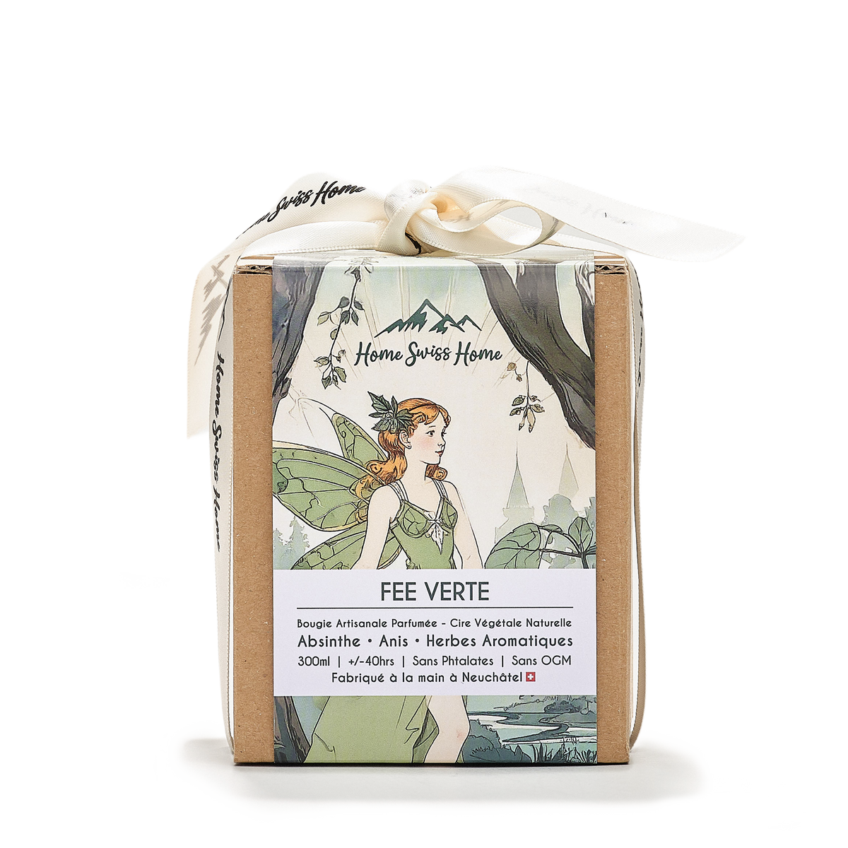Home Swiss Home Fee Verte absinthe scented candle 300ml front view