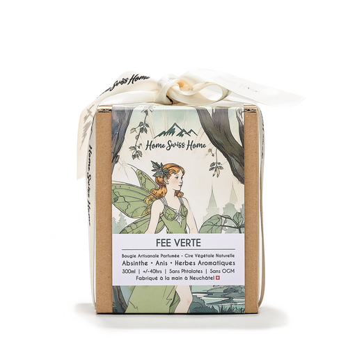 Home Swiss Home Fee Verte absinthe scented candle 300ml front view