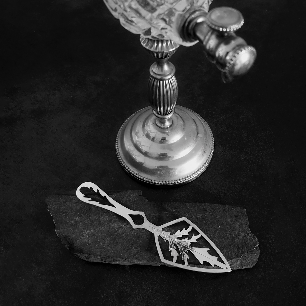 Silver Absinthe Spoon by Laure Moyne — Unique Artisanal Piece