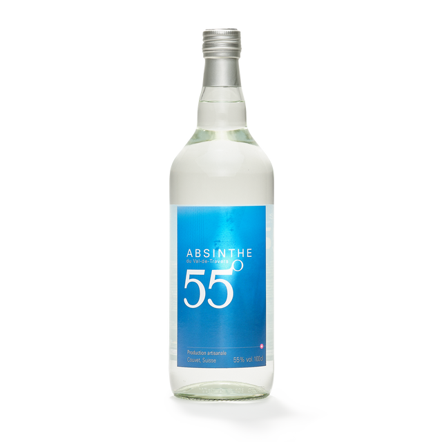 Distillerie DistAB La 55 absinthe bottle 100cl front view