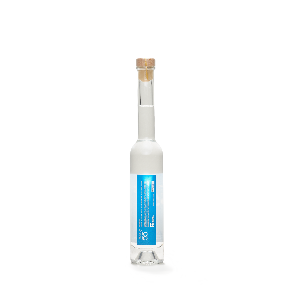 Distillerie DistAB La 55 absinthe blanche 20cl 55% back view