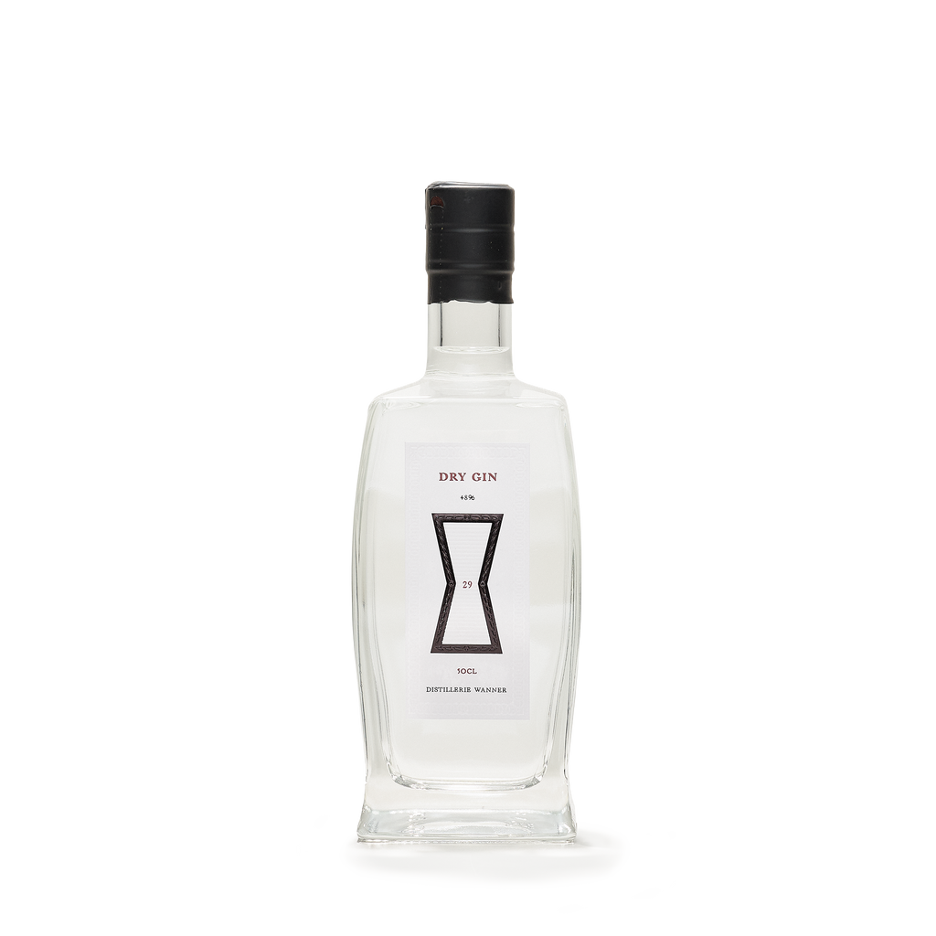 Distillerie Wanner 29-Dry Gin 48% 100cl front view