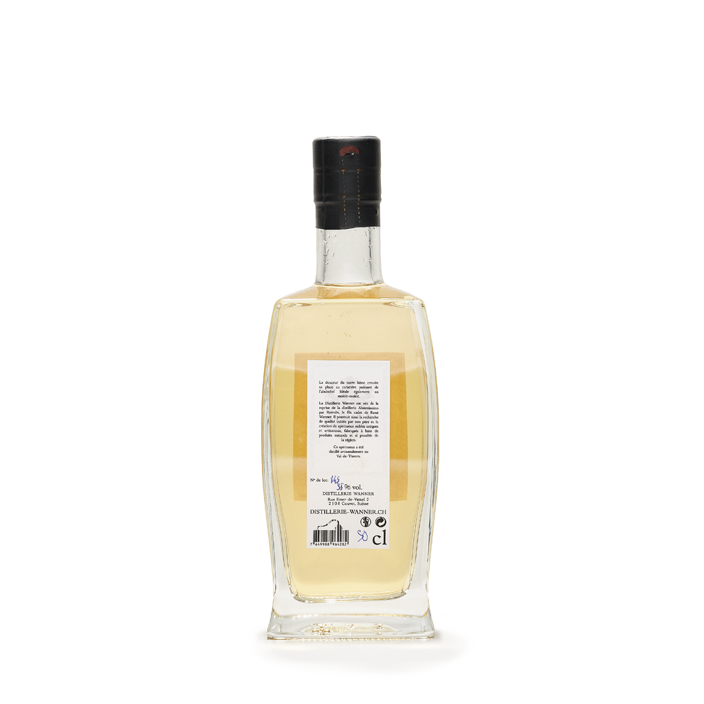Distillerie Wanner Liqueur absinthe 36,5% 50cl back view