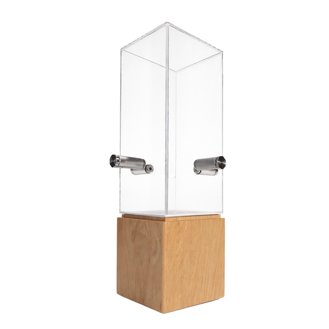 Modern Absinthe Fountain in wood with 4 taps