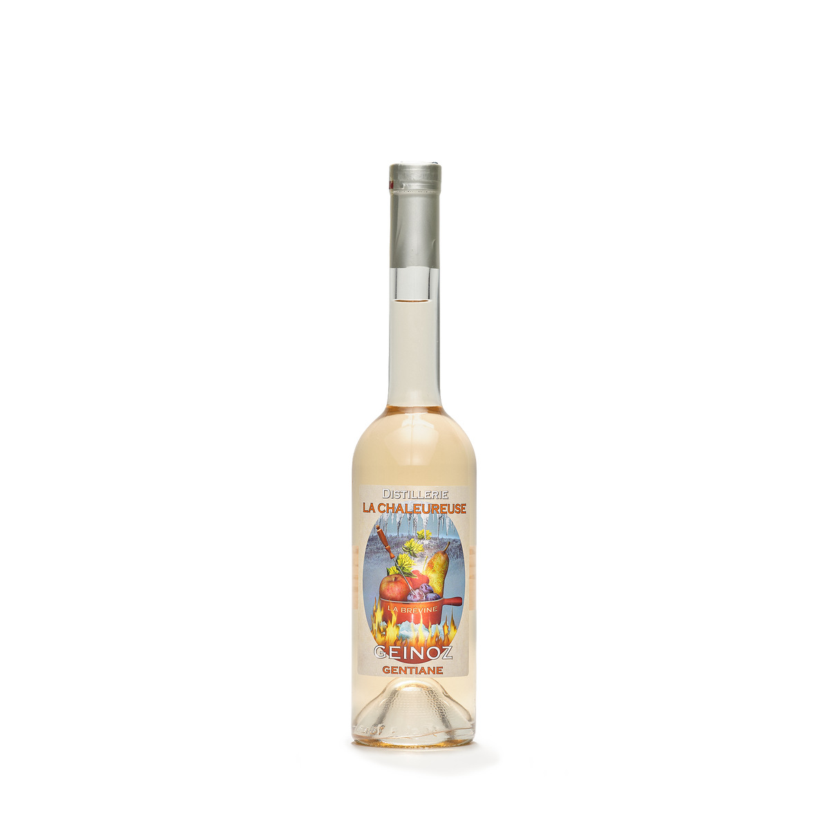 Geinoz Gentiane alcohol bottle