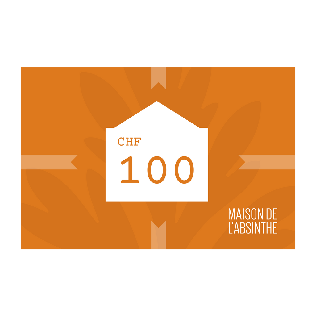 Gift Card of Maison de l'Absinthe value of 100 CHF