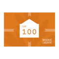 Gift Card of Maison de l'Absinthe value of 100 CHF