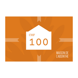 Gift Card of Maison de l'Absinthe value of 100 CHF