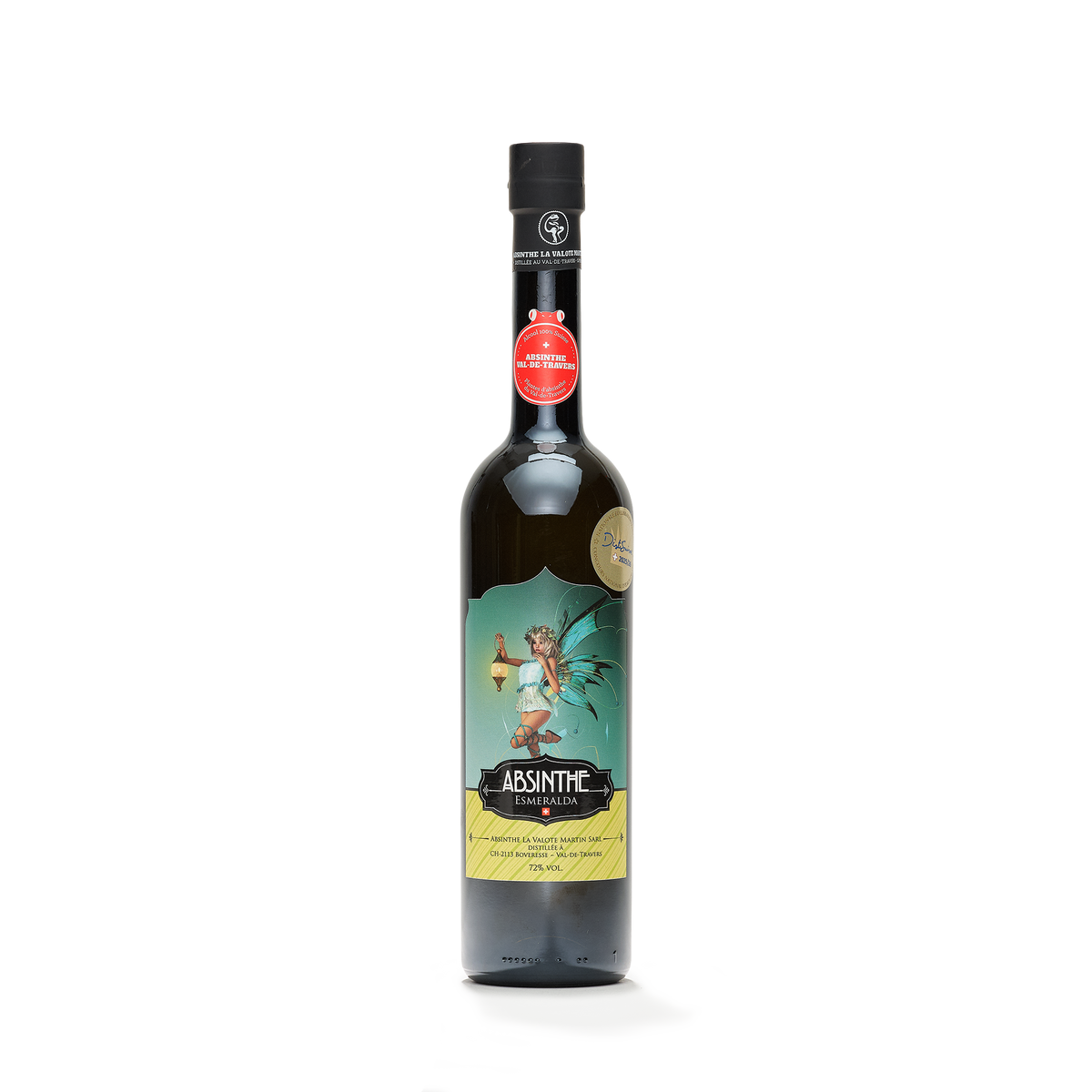 Distillerie La Valote-Martin Absinthe Esmeralda absinthe verte 70cl 72% front view