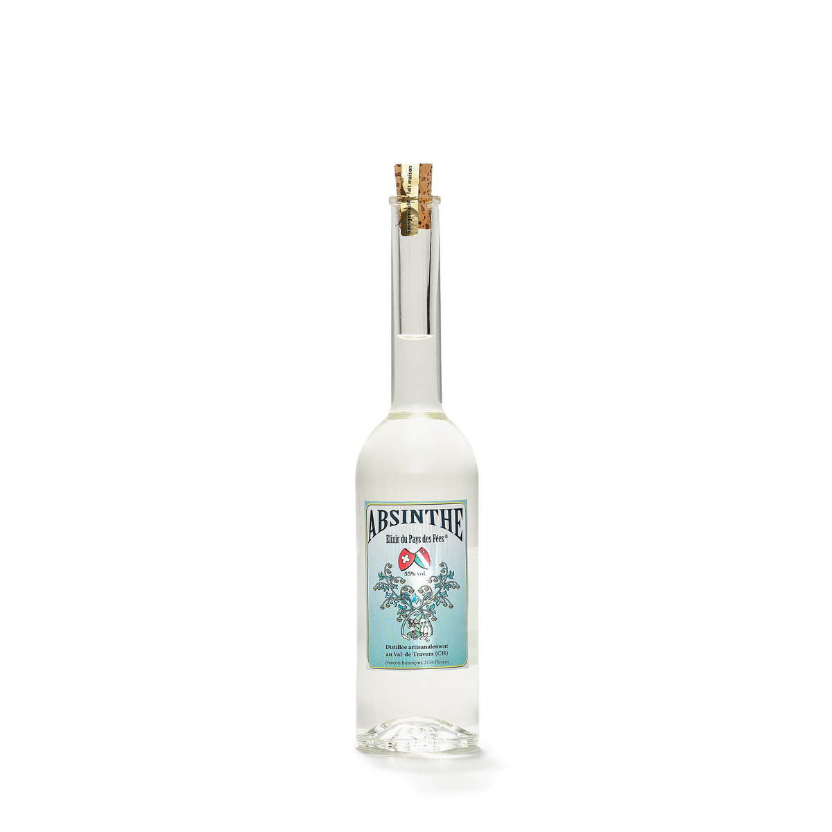 Absinthe Père François Elixir du Pays des Fées absinthe blanche 20cl 55% front view