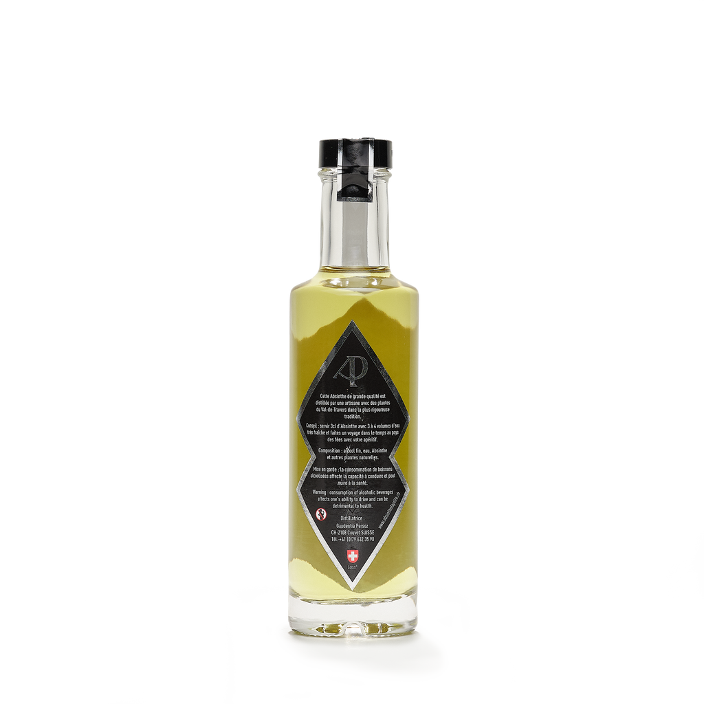 Distillerie Persoz absinthe verte La Fée Verte 20cl back view