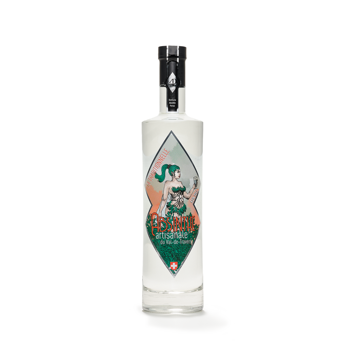 Distillerie Persoz La Traditionnelle absinthe blanche 70cl 53% front view