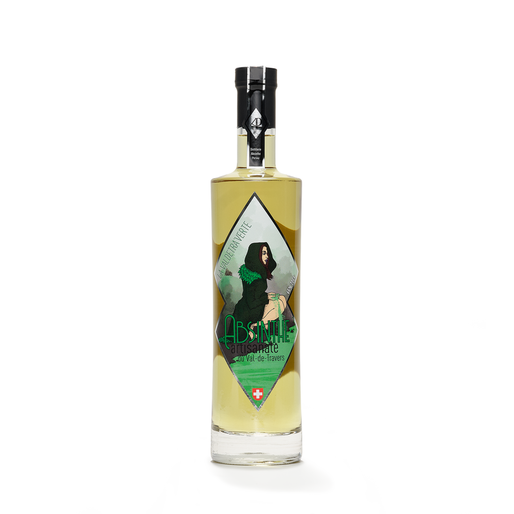 Distillerie Persoz Valdetra'verte absinthe verte 70cl 65% front view