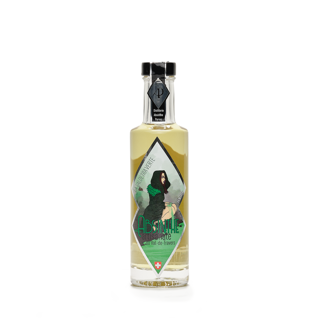 Distillerie Persoz Valdetra'verte absinthe verte 20cl 65% front view