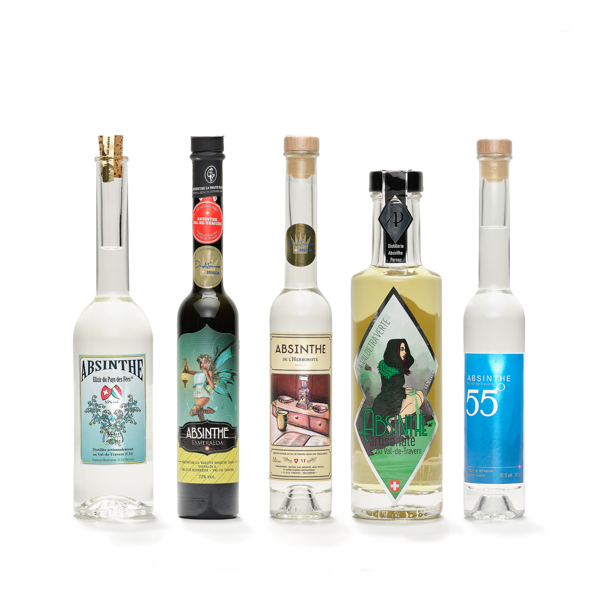 Stellen Sie Ihr Absinth-„Grüne Stunde“-Erlebnis zusammen | 5 × 20 cl
