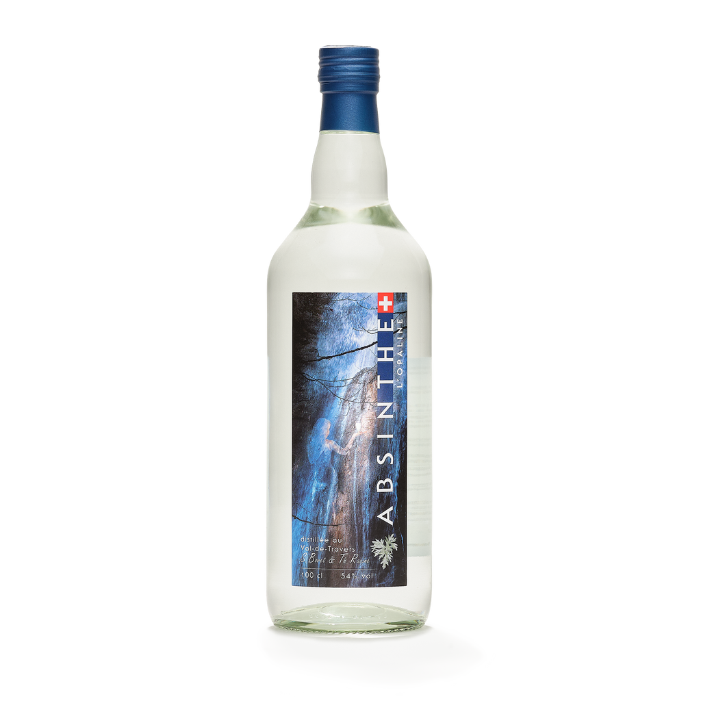 Distillerie Thierry Racine L'Opaline absinthe blanche 100cl 54% front view