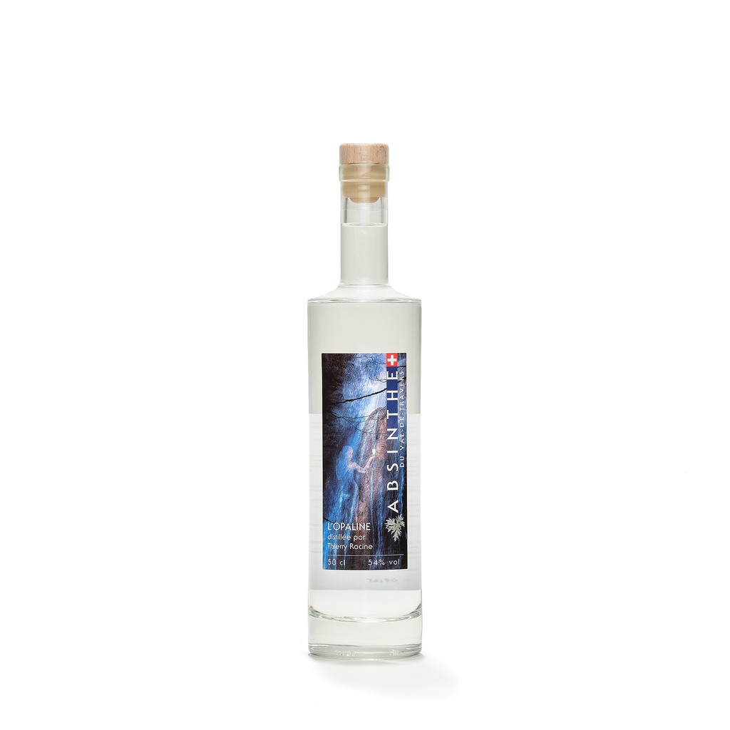 Distillerie Thierry Racine L'Opaline absinthe blanche 50cl 54% front view
