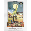 Poster commemorating the legalization of absinthe in Switzerland, referencing the classic vintage GUGUS poster