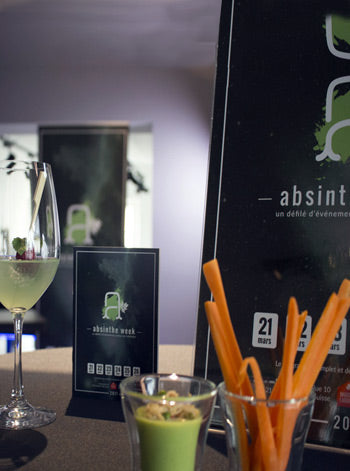 A work on display at Absinthe Week 2019